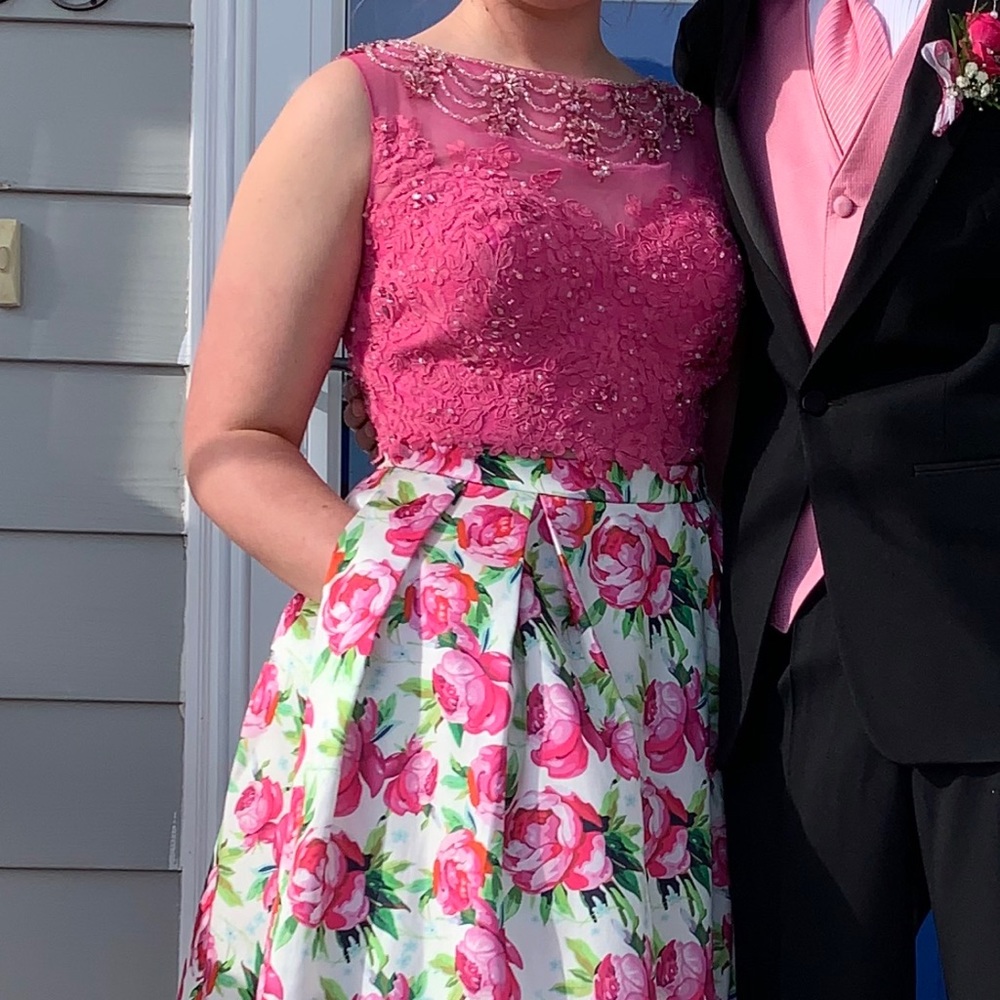 ELLIE WILDE TWO PIECE PROM DRESS